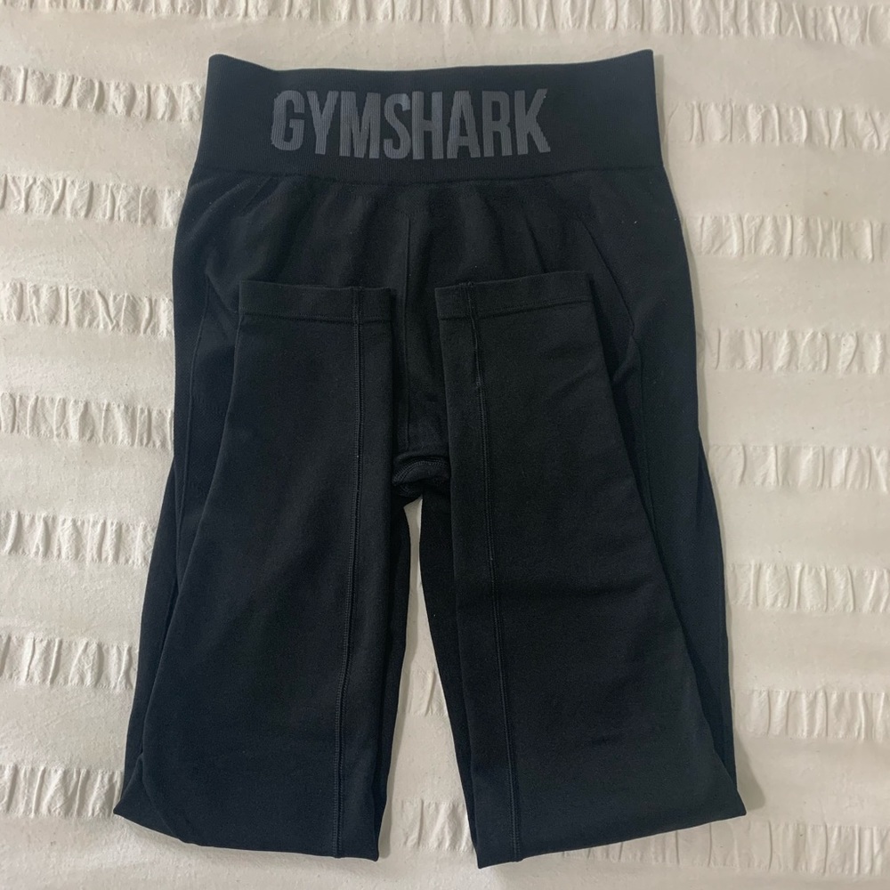 Black Gymshark High Waisted Flex Leggings